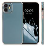 Husa pentru Apple iPhone 12/iPhone 12 Pro, Silicon, Albastru, 56298.202, Kwmobile fotografia produsului View 2 S