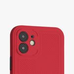 Husa pentru Apple iPhone 12/iPhone 12 Pro, Silicon, Rosu, 56699.09, Kwmobile fotografia produsului View 3 S