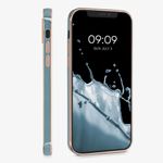 Husa pentru Apple iPhone 12/iPhone 12 Pro, Silicon, Albastru, 56298.202, Kwmobile fotografia produsului View 4 S