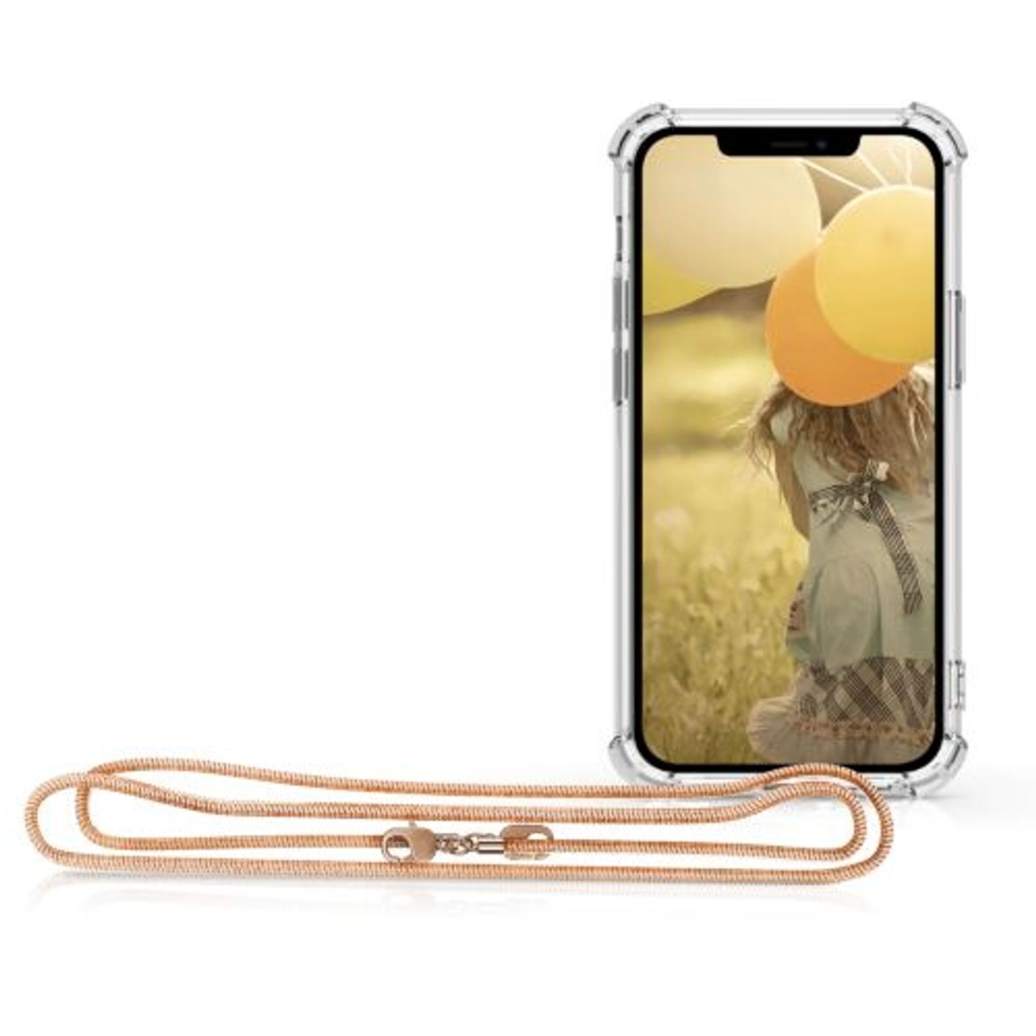 Husa pentru Apple iPhone 12/iPhone 12 Pro, Silicon, Transparent, 53888.81, Kwmobile fotografia produsului View 8 L
