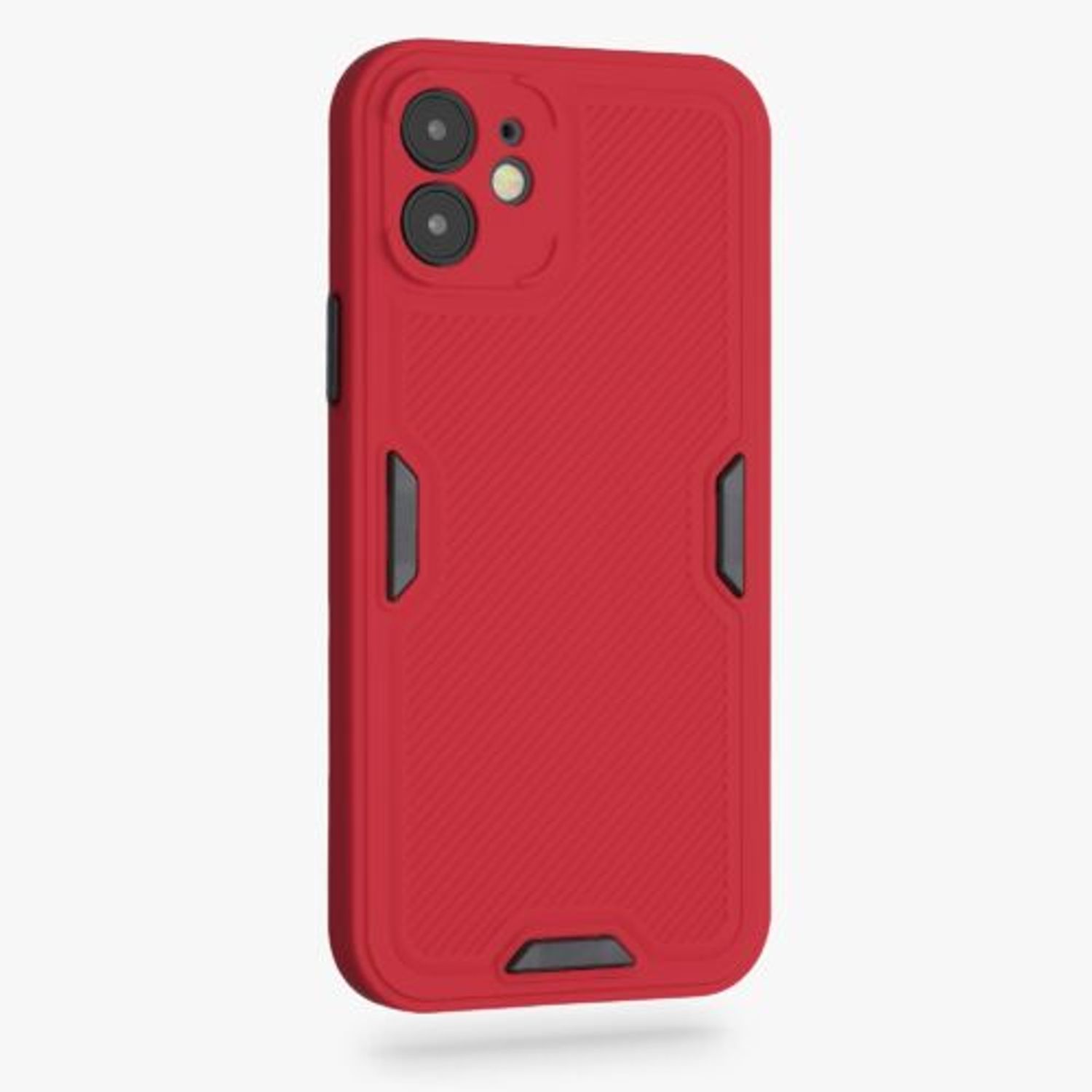 Husa pentru Apple iPhone 12/iPhone 12 Pro, Silicon, Rosu, 56699.09, Kwmobile fotografia produsului View 2 L