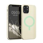 Husa pentru Apple iPhone 12/iPhone 12 Pro, Silicon, Crem, 56556.16, Kwmobile fotografia produsului View 24 S