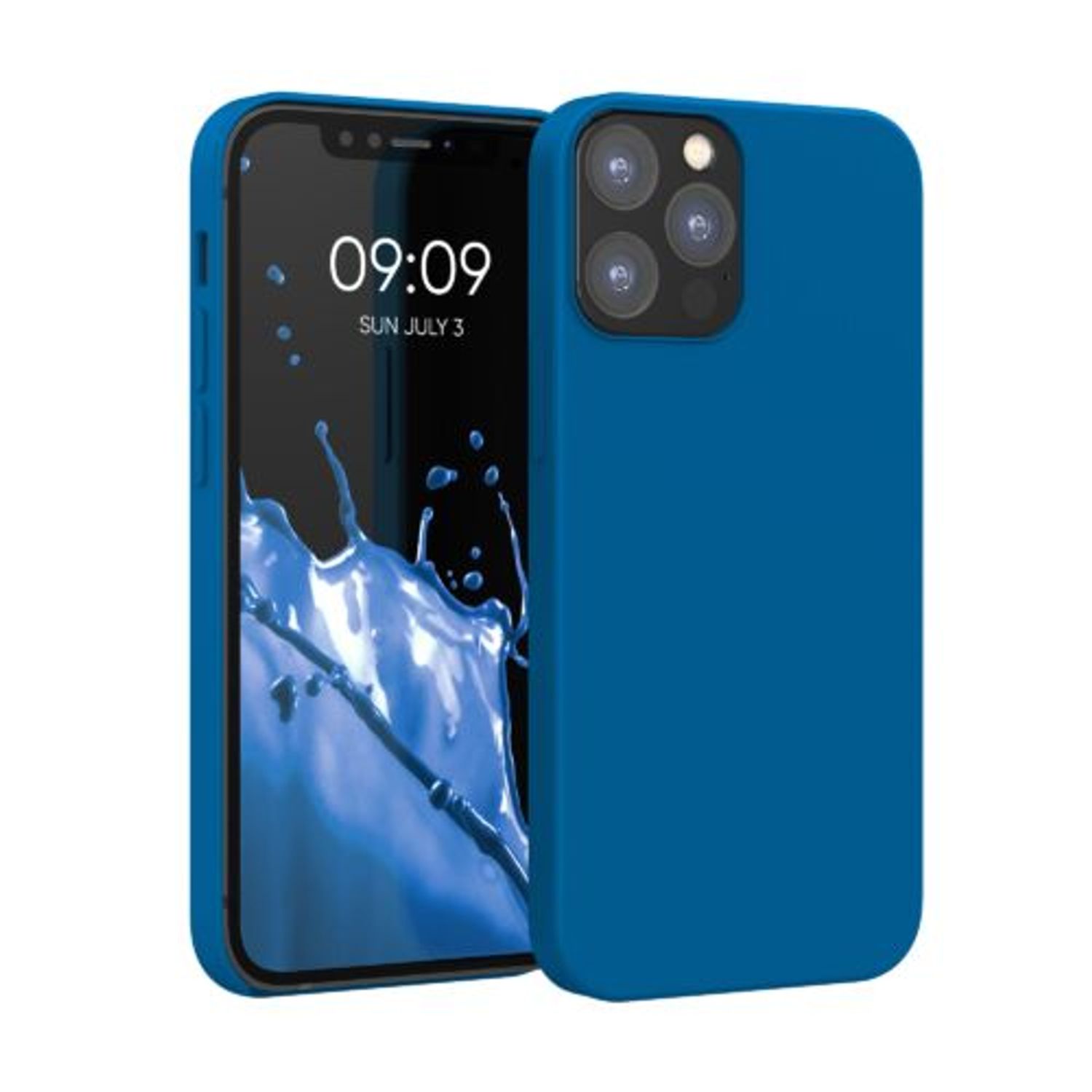 Husa pentru Apple iPhone 12/iPhone 12 Pro, Silicon, Albastru, 52641.228, Kwmobile fotografia produsului
