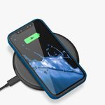 Husa pentru Apple iPhone 12/iPhone 12 Pro, Silicon, Albastru, 52641.228, Kwmobile fotografia produsului View 9 S