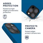 Husa pentru Apple iPhone 12/iPhone 12 Pro, Silicon, Albastru, 52641.228, Kwmobile fotografia produsului View 6 S