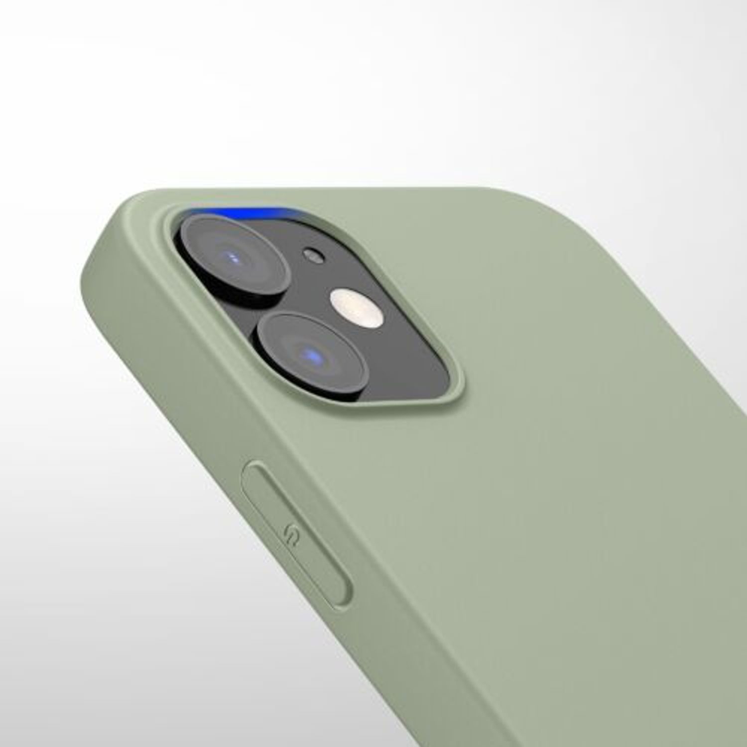 Husa pentru Apple iPhone 12/iPhone 12 Pro, Silicon, Verde, 53938.172, Kwmobile fotografia produsului View 7 L