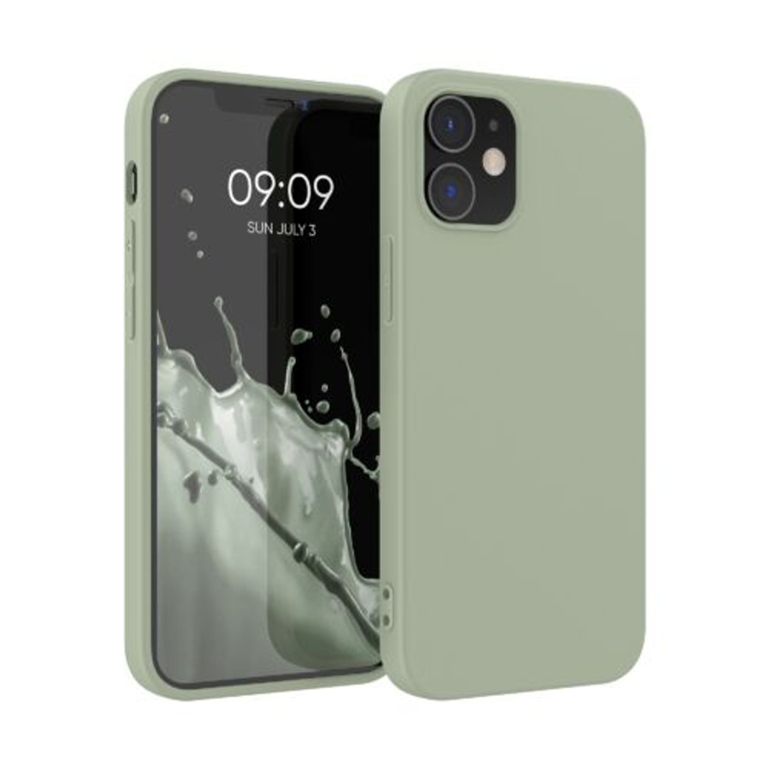 Husa pentru Apple iPhone 12/iPhone 12 Pro, Silicon, Verde, 53938.172, Kwmobile fotografia produsului
