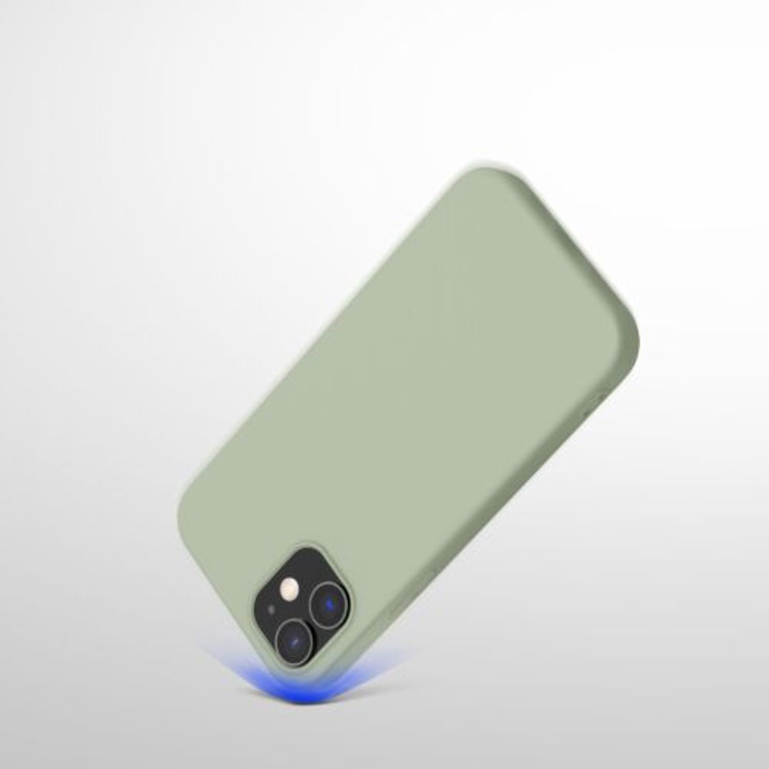Husa pentru Apple iPhone 12/iPhone 12 Pro, Silicon, Verde, 53938.172, Kwmobile fotografia produsului View 10 L