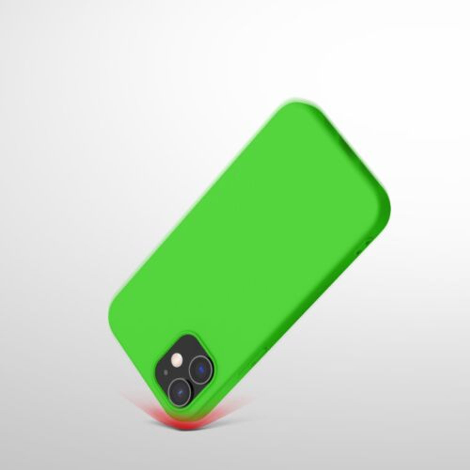 Husa pentru Apple iPhone 12/iPhone 12 Pro, Silicon, Verde, 53938.159, Kwmobile fotografia produsului View 8 L