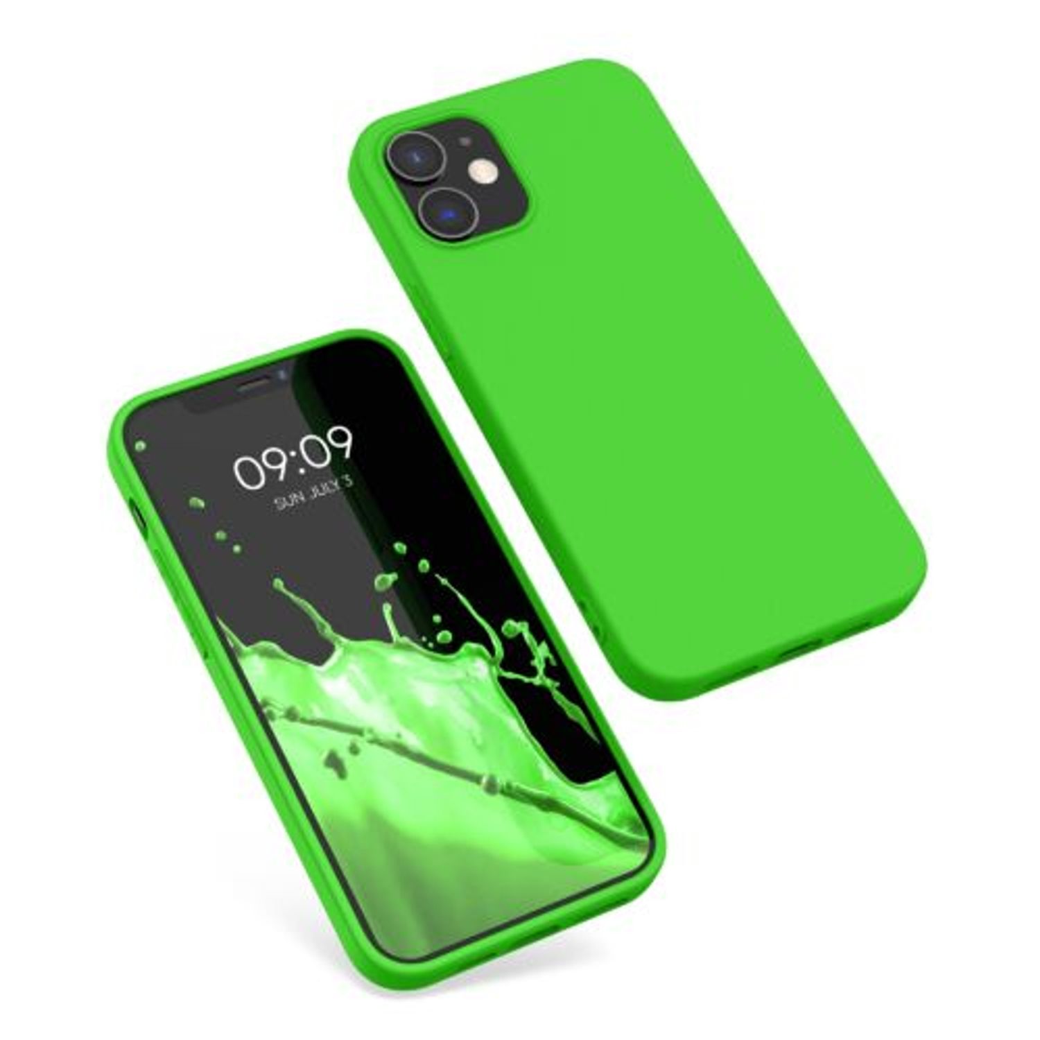 Husa pentru Apple iPhone 12/iPhone 12 Pro, Silicon, Verde, 53938.159, Kwmobile fotografia produsului View 10 L
