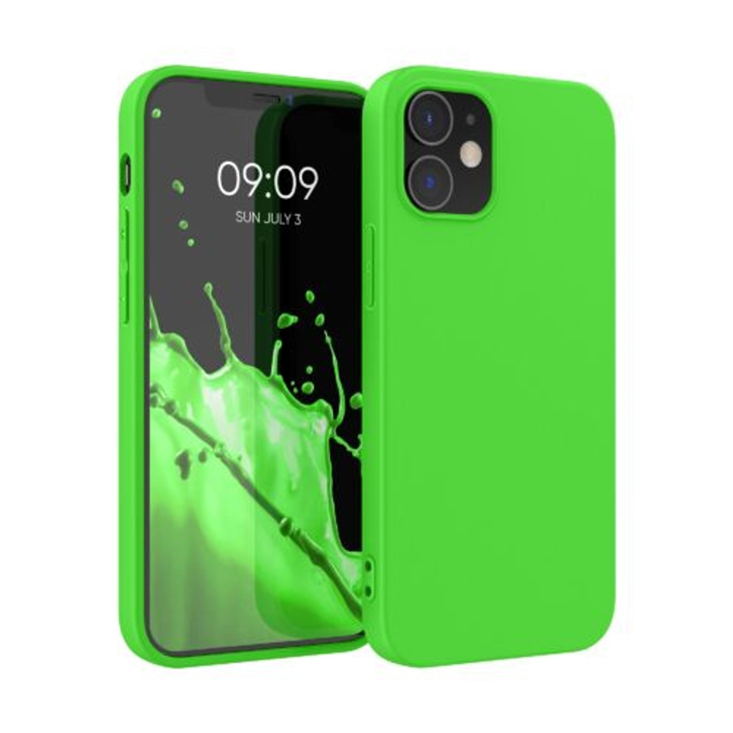 Husa pentru Apple iPhone 12/iPhone 12 Pro, Silicon, Verde, 53938.159, Kwmobile fotografia produsului
