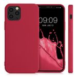 Husa pentru Apple iPhone 12/iPhone 12 Pro, Silicon, Rosu, 53844.229, Kwmobile fotografia produsului View 2 S