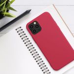 Husa pentru Apple iPhone 12/iPhone 12 Pro, Silicon, Rosu, 53844.229, Kwmobile fotografia produsului View 3 S