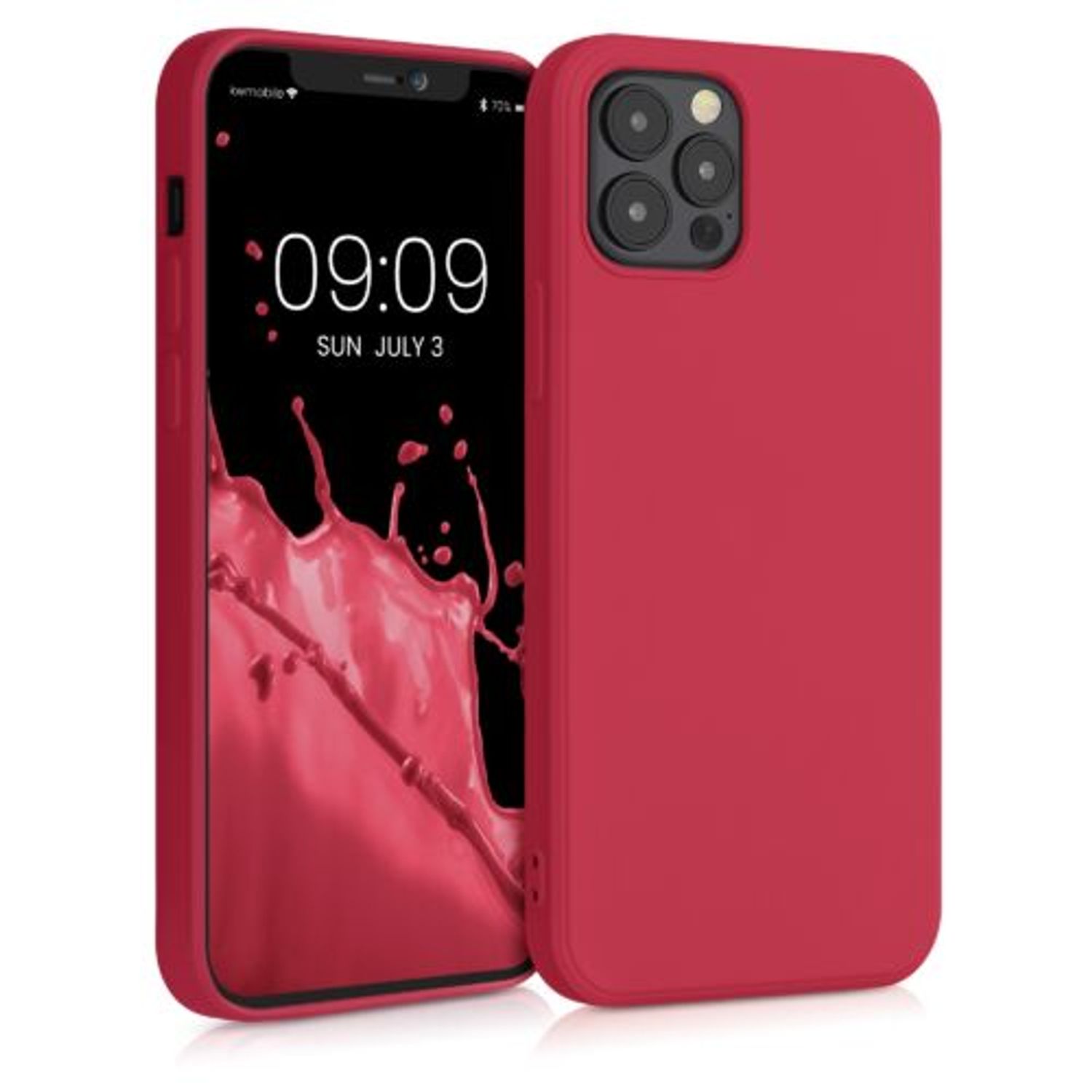 Husa pentru Apple iPhone 12/iPhone 12 Pro, Silicon, Rosu, 53844.229, Kwmobile fotografia produsului