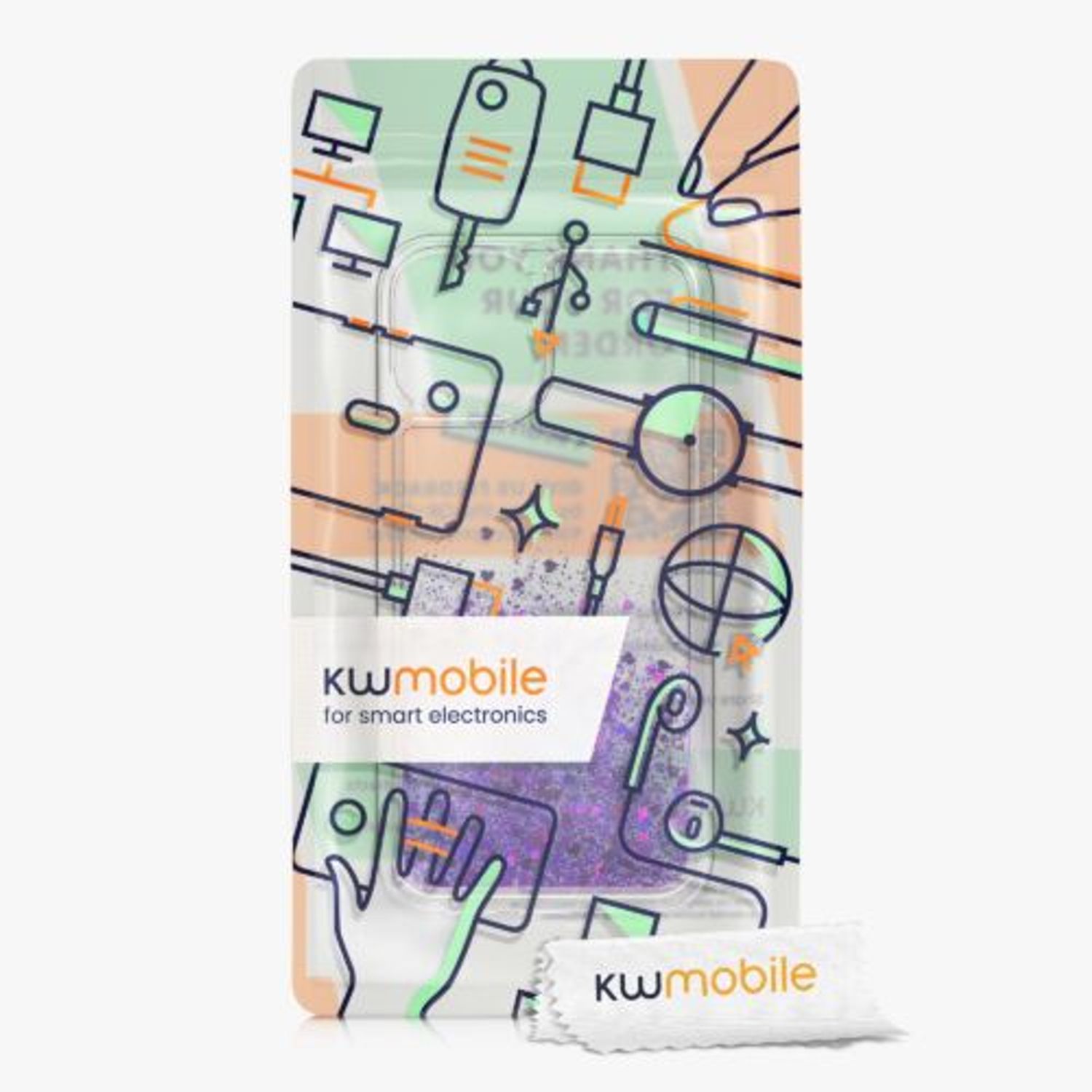 Husa pentru Apple iPhone 12/iPhone 12 Pro, Silicon, Multicolor, 56811.02, Kwmobile fotografia produsului View 9 L