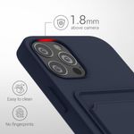 Husa pentru Apple iPhone 12/iPhone 12 Pro, Silicon, Albastru, 55112.17, Kwmobile fotografia produsului View 3 S