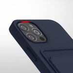 Husa pentru Apple iPhone 12/iPhone 12 Pro, Silicon, Albastru, 55112.17, Kwmobile fotografia produsului View 7 S