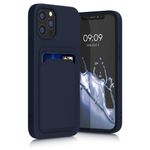 Husa pentru Apple iPhone 12/iPhone 12 Pro, Silicon, Albastru, 55112.17, Kwmobile fotografia produsului View 2 S