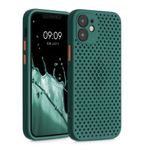 Husa pentru Apple iPhone 12 Mini, Silicon, Verde, 55896.80, Kwmobile fotografia produsului
