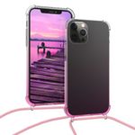Husa pentru Apple iPhone 12 Pro Max, Silicon, Roz, 54085.05, Kwmobile fotografia produsului View 5 S