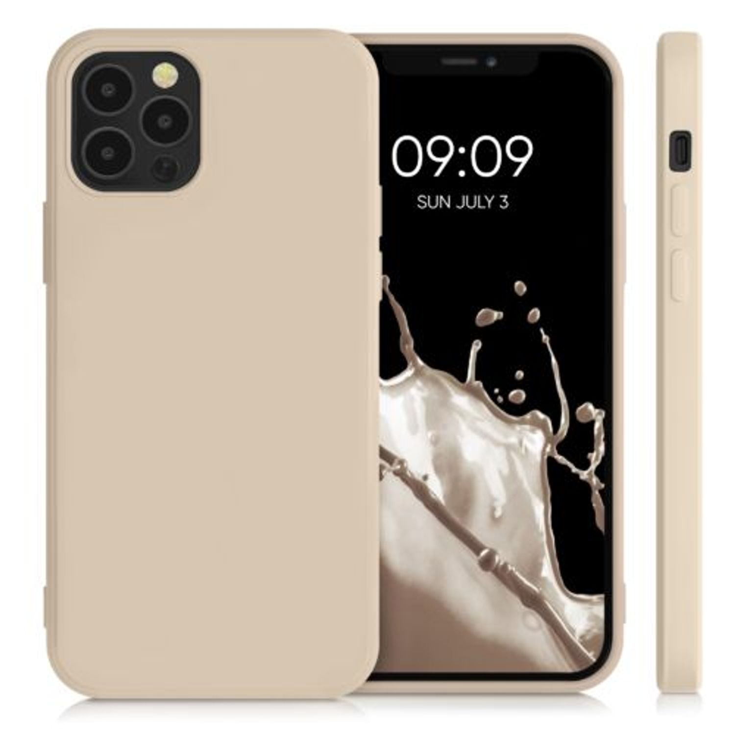 Husa pentru Apple iPhone 12/iPhone 12 Pro, Silicon, Crem, 53844.154 fotografia produsului View 13 L