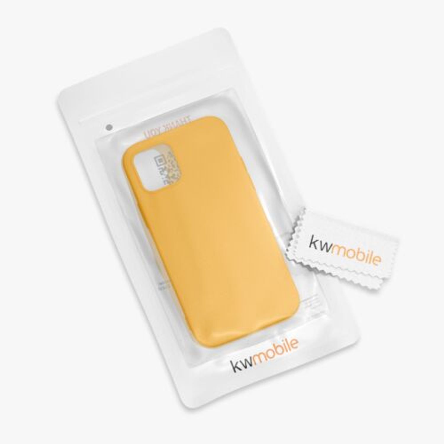 Husa pentru Apple iPhone 12 Pro Max, Silicon, Portocaliu, 52644.191, Kwmobile fotografia produsului View 8 L