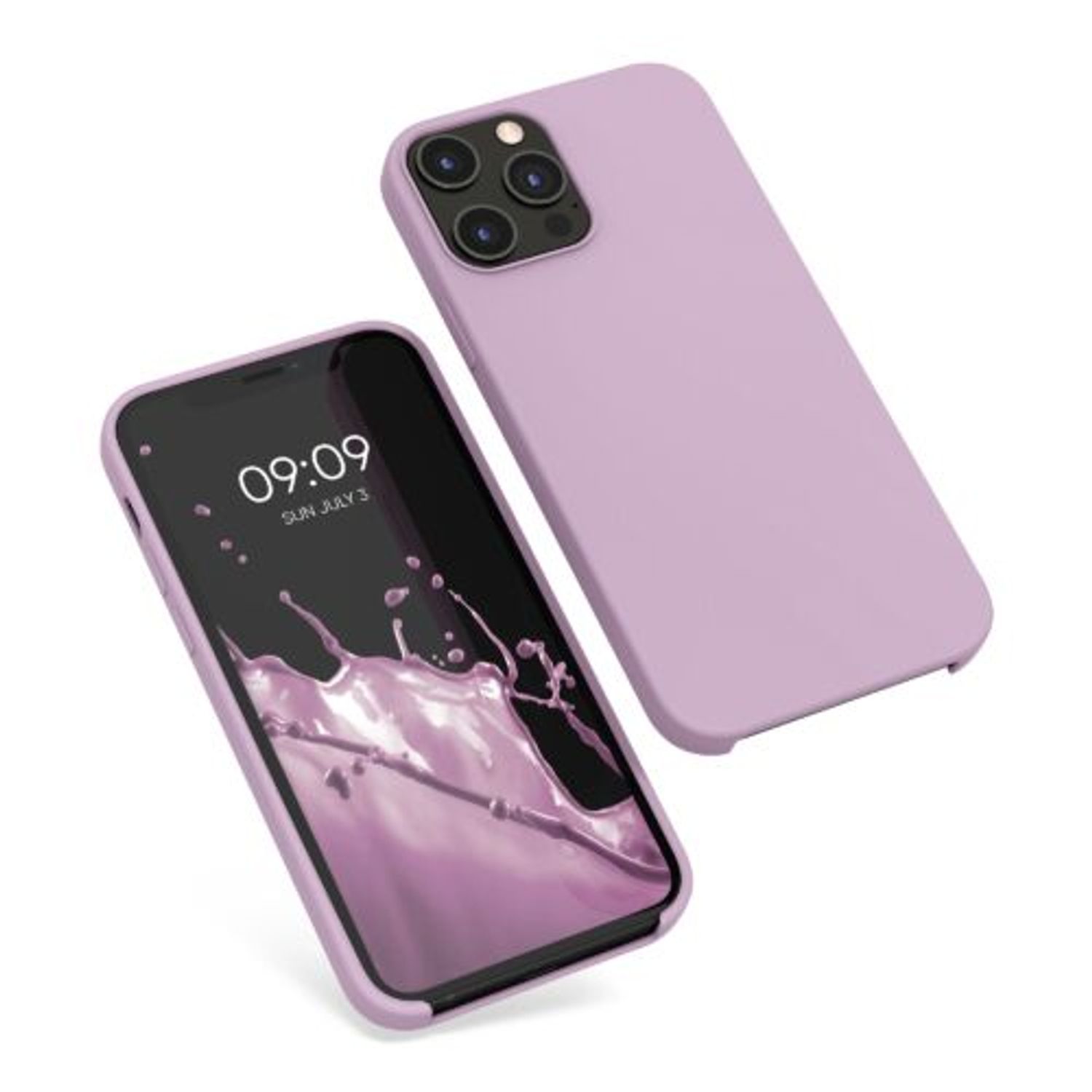 Husa pentru Apple iPhone 12 Pro Max, Silicon, Mov, 52644.140, Kwmobile fotografia produsului View 2 L