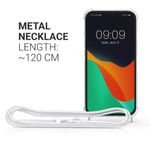 Husa pentru Apple iPhone 13, Silicon, Transparent, 55952.02, Kwmobile fotografia produsului View 4 S