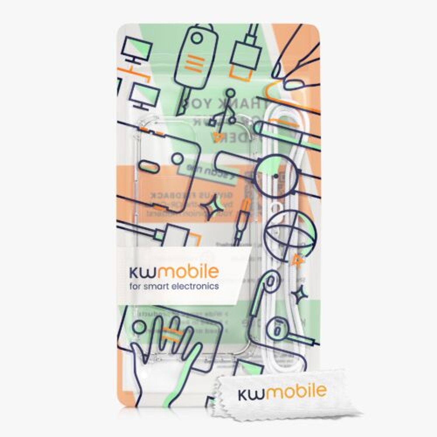 Husa pentru Apple iPhone 13, Silicon, Transparent, 55952.02, Kwmobile fotografia produsului View 7 L