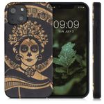 Husa pentru Apple iPhone 13, Lemn, Negru, 55953.08, Kwmobile fotografia produsului View 2 S