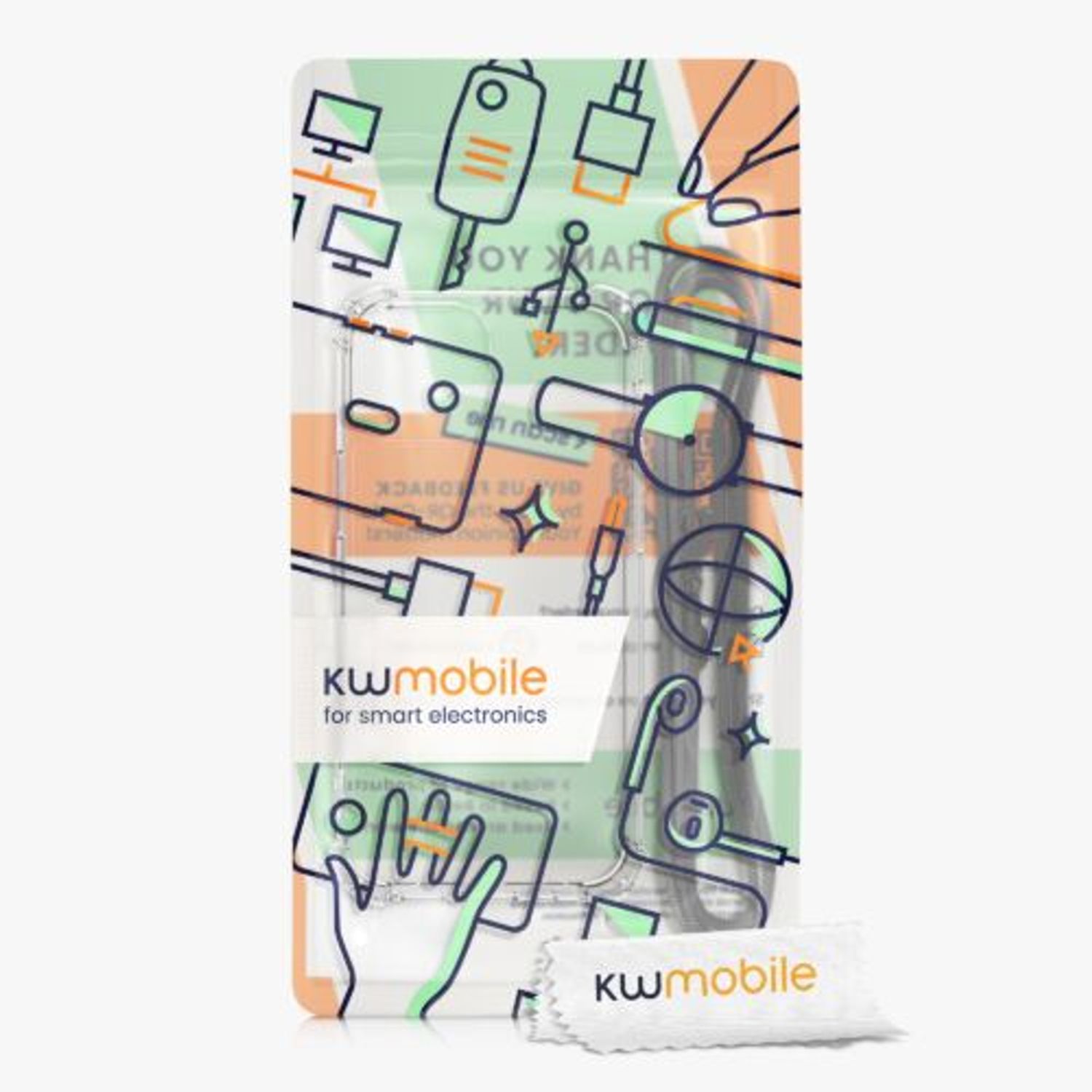 Husa pentru Apple iPhone 13, Silicon, Transparent, 55952.01, Kwmobile fotografia produsului View 3 L