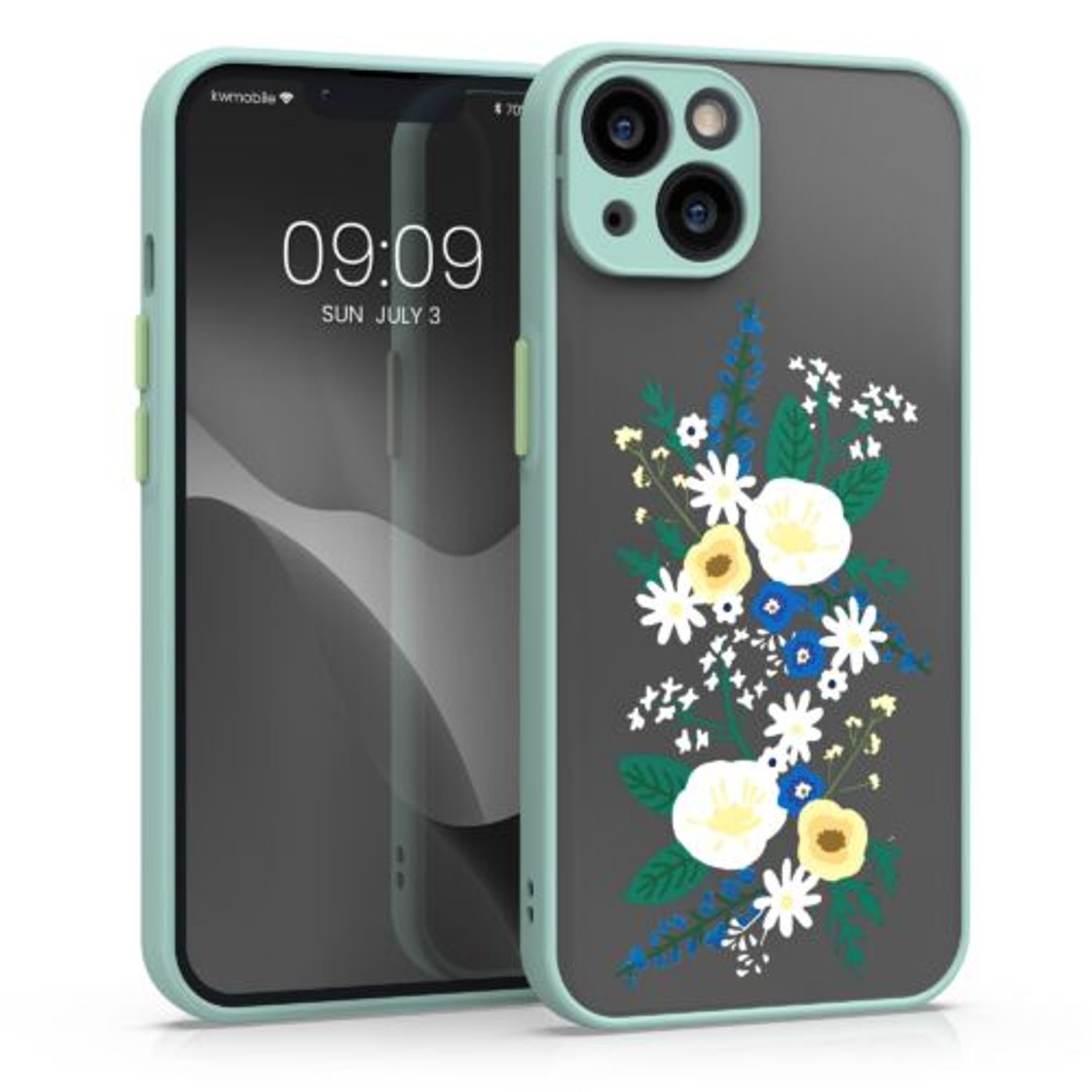 Husa pentru Apple iPhone 13, Silicon, Multicolor, 56497.02, Kwmobile fotografia produsului