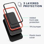Husa pentru Apple iPhone 13, Plastic, Negru, 56433.01, Kwmobile fotografia produsului View 3 S