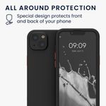 Husa pentru Apple iPhone 13, Plastic, Negru, 56433.01, Kwmobile fotografia produsului View 4 S