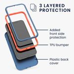 Husa pentru Apple iPhone 13, Plastic, Albastru, 56433.17, Kwmobile fotografia produsului View 4 S