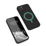 Husa pentru Apple iPhone 13, Silicon, Negru, 56559.01, Kwmobile fotografia produsului View 2 S