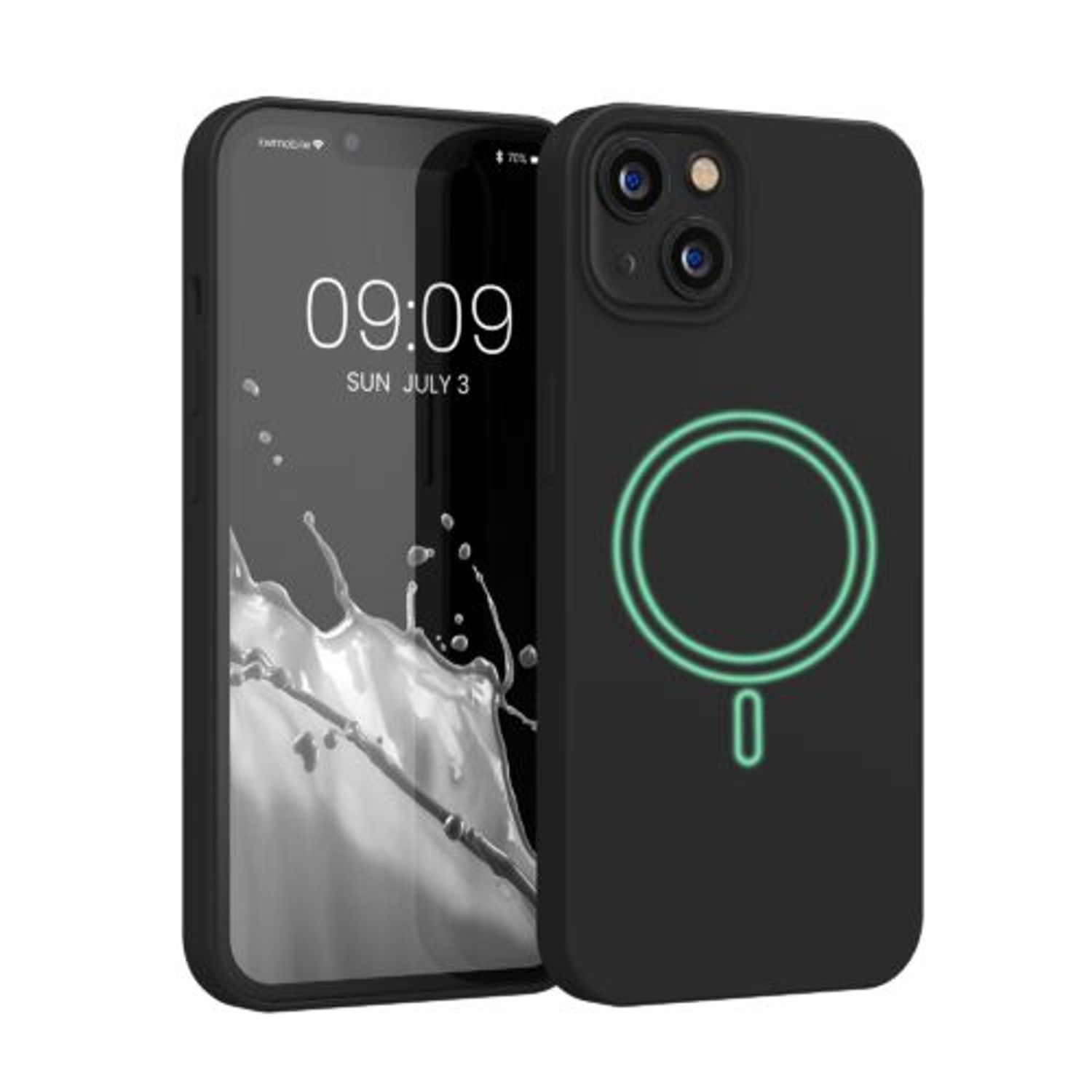 Husa pentru Apple iPhone 13, Silicon, Negru, 56559.01, Kwmobile fotografia produsului