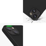 Husa pentru Apple iPhone 13, Silicon, Negru, 56559.01, Kwmobile fotografia produsului View 9 S