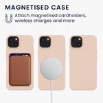 Husa pentru Apple iPhone 13, Silicon, Roz, 56559.10, Kwmobile fotografia produsului View 3 S