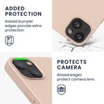 Husa pentru Apple iPhone 13, Silicon, Roz, 56559.10, Kwmobile fotografia produsului View 4 S