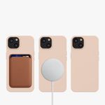 Husa pentru Apple iPhone 13, Silicon, Roz, 56559.10, Kwmobile fotografia produsului View 12 S