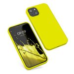 Husa pentru Apple iPhone 13, Silicon, Galben, 55878.149, Kwmobile fotografia produsului View 2 S