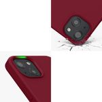 Husa pentru Apple iPhone 13, Silicon, Rosu, 55878.209, Kwmobile fotografia produsului View 7 S