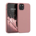 Husa pentru Apple iPhone 13, Silicon, Roz, 55878.193, Kwmobile fotografia produsului