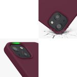 Husa pentru Apple iPhone 13, Silicon, Violet, 55878.190, Kwmobile fotografia produsului View 14 S