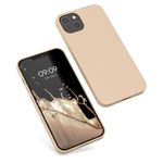 Husa pentru Apple iPhone 13, Silicon, Crem, 55944.154, Kwmobile fotografia produsului View 2 S