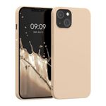 Husa pentru Apple iPhone 13, Silicon, Crem, 55944.154, Kwmobile fotografia produsului