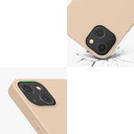 Husa pentru Apple iPhone 13, Silicon, Crem, 55944.154, Kwmobile fotografia produsului View 11 S