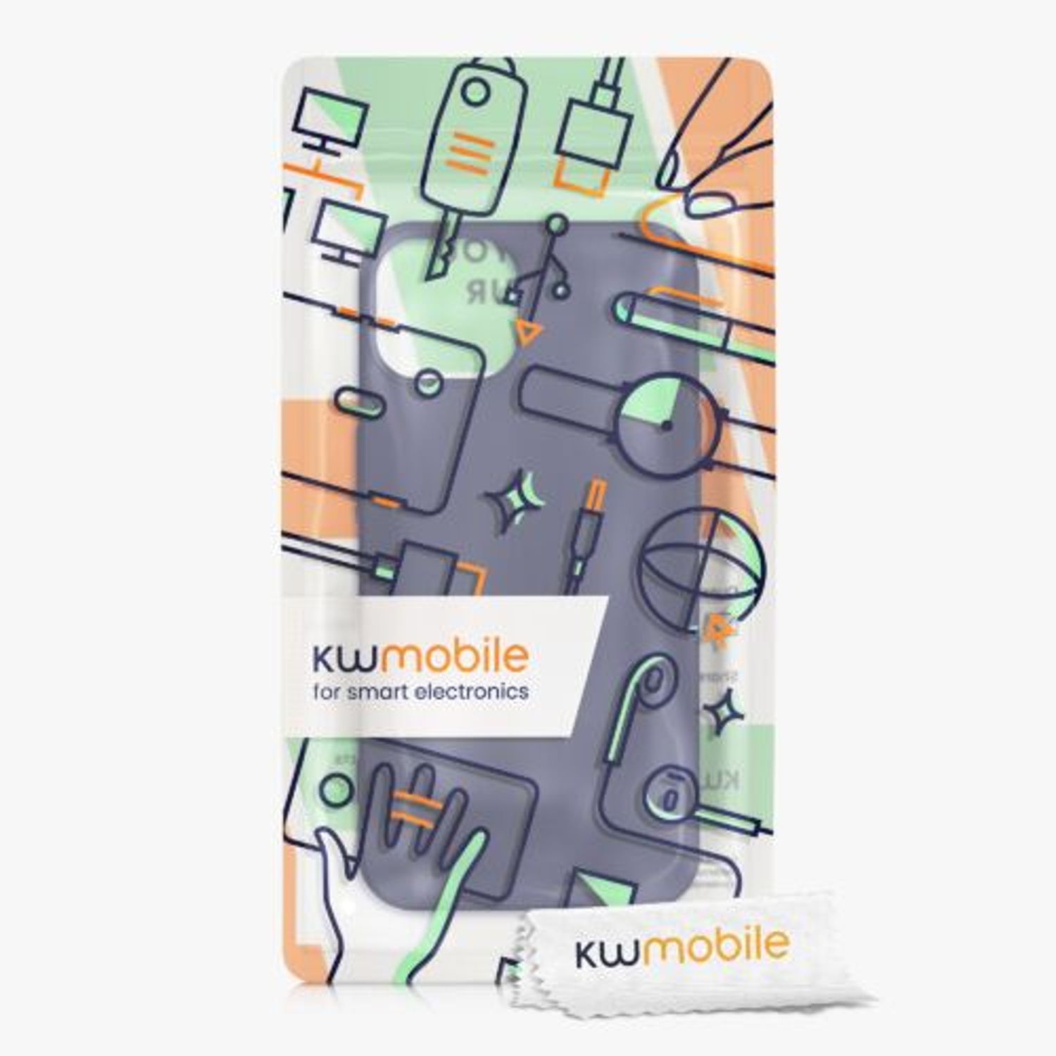Husa pentru Apple iPhone 13, Silicon, Albastru, 55948.186, Kwmobile fotografia produsului View 7 L