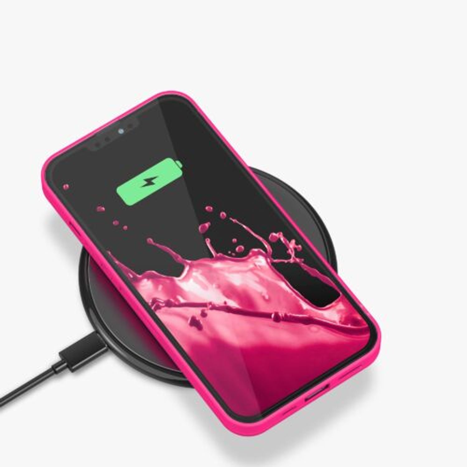 Husa pentru Apple iPhone 13, Silicon, Roz, 55943.77, Kwmobile fotografia produsului View 11 L
